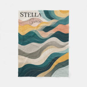 Christian Graduation Gift for Her, Personalized Na Fleece Blanket