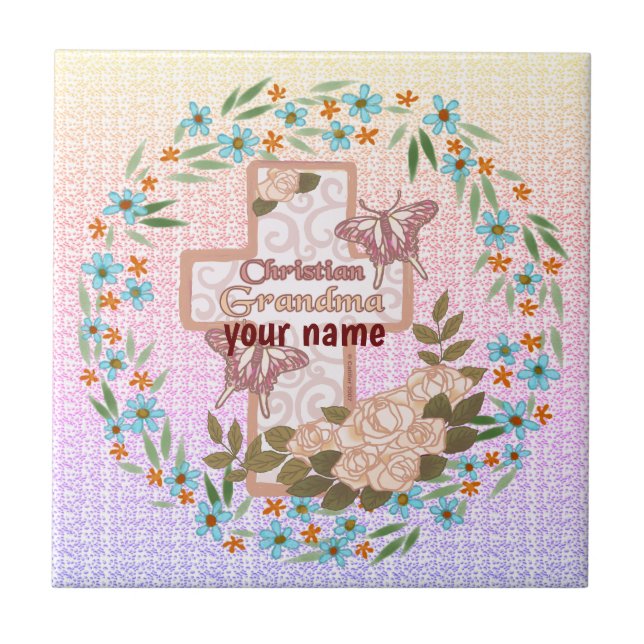 Christian Grandma Tile (Front)
