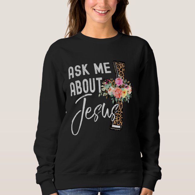 Christian Graphic Tees Cool Leopard I Love Jesus (Front)