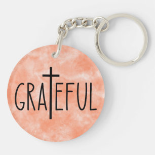Christian Grateful Acrylic Keychain