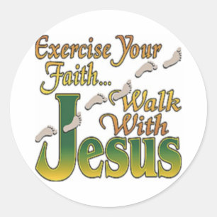 Christian Greetings Classic Round Sticker