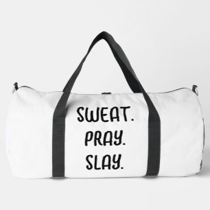 Christian Gym Bag Sweat Pray Slay