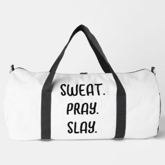 Christian Gym Bag Sweat Pray Slay
