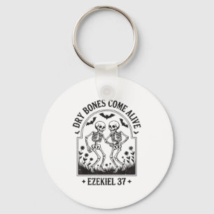 Christian Halloween Dry Bones Come Alive Funny Jes Keychain