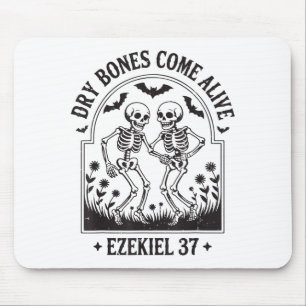 Christian Halloween Dry Bones Come Alive Funny Jes Mouse Pad