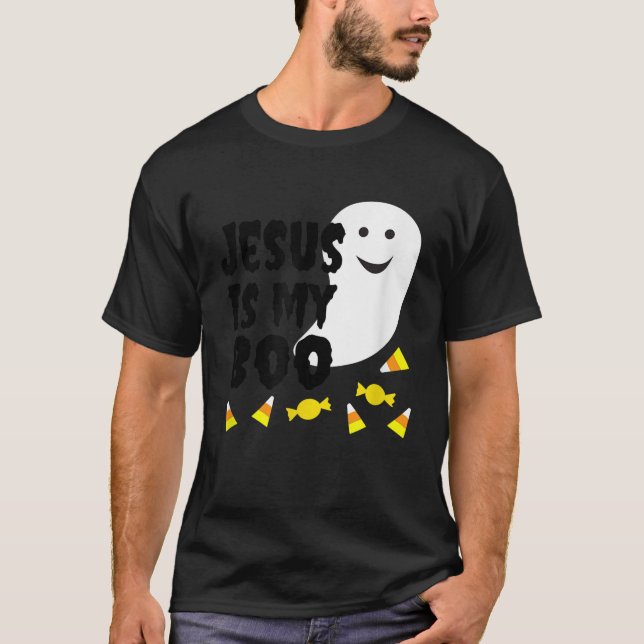 Christian Halloween Shirt Jesus Is My Boo Cute T S (Front)
