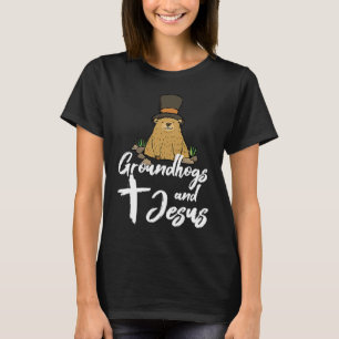 Christian Happy Groundhog Day 2022 Jesus T-Shirt