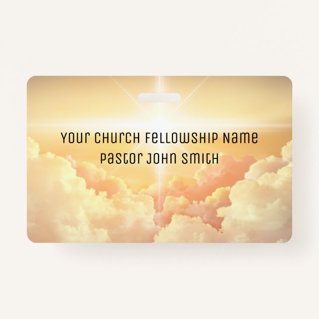 Christian Heavenly Cloud Church  Badge