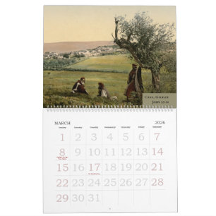 Christian Holy Land New Testament Church Family Calendar