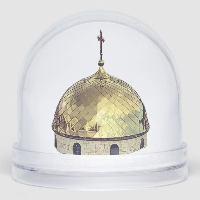 Christian Holy Land Site Snow Globe (Front)