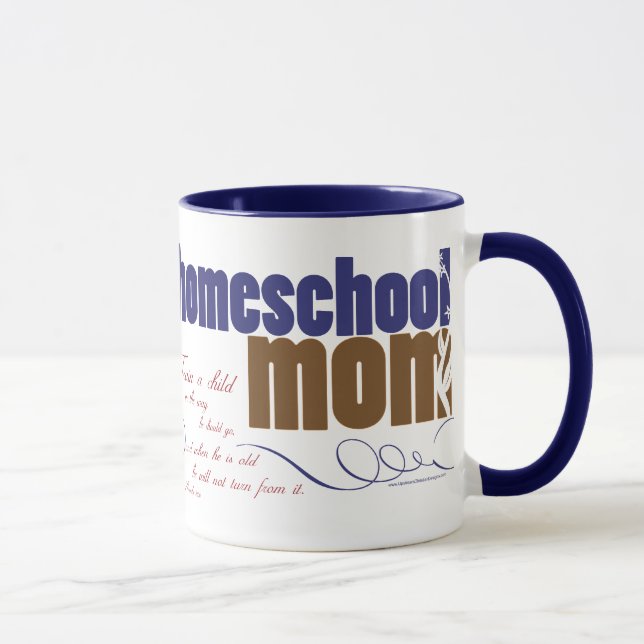 Christian homeschool mug - Homeschool Mom (Right)