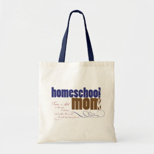Christian homeschool tote: Homeschool Mom Tote Bag