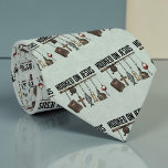 Christian Hooked on Jesus Custom Necktie<br><div class="desc">This custom necktie allows you to proudly display your Christian faith with others.  Perfect for various occasions,  this necktie makes a thoughtful gift or a personal statement.</div>