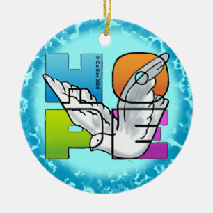 Christian Hope Dove Ornament