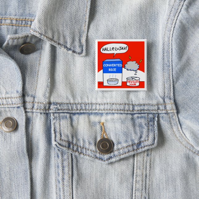 Christian Humor Cartoon Funny Button (In Situ)