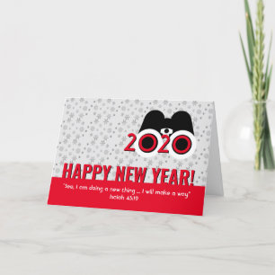 Christian I AM DOING A NEW THING New Year 2020 Holiday Card