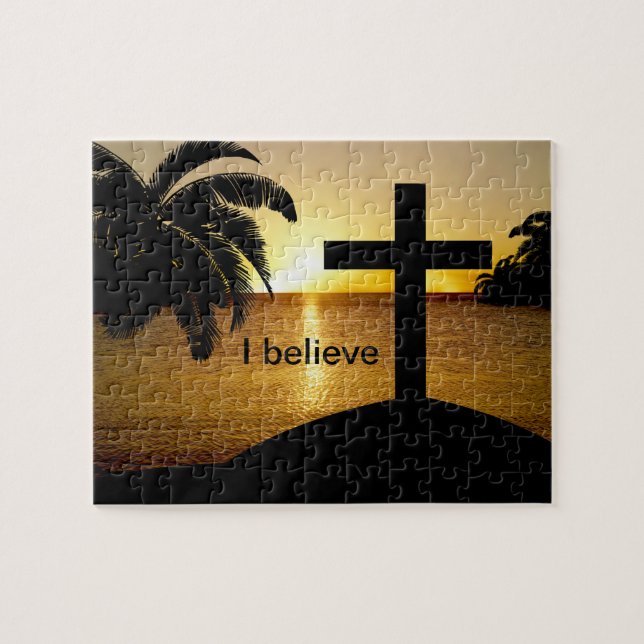 Christian I Believe Theme Adult Jigsaw Puzzles (Horizontal)