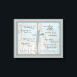 Christian I Can Only Imagine Turquoise Cross Teal Canvas Print<br><div class="desc">I can Only Image Lyrics.  Turquoise Cross.  Turquoise Wood Fence and Teal Background.</div>