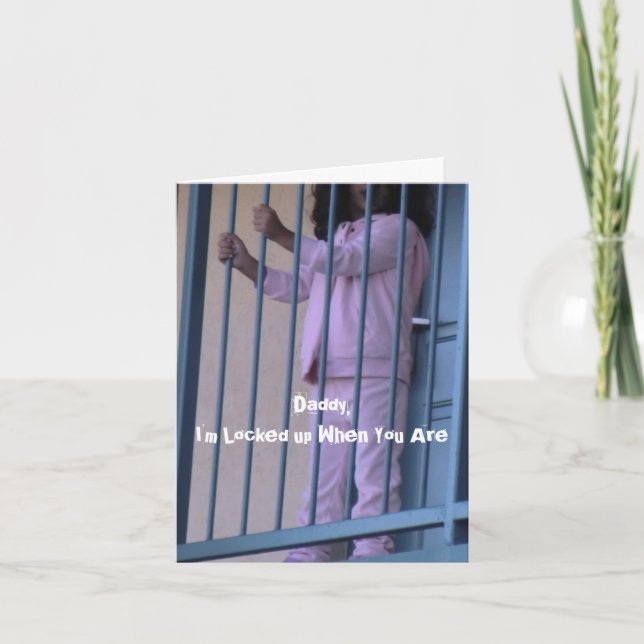 Christian Inmate Card with Gospel message inside (Front)