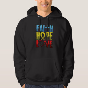Christian Inspiration Faith Hope Love Religious Fa Hoodie