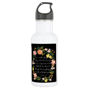 Christian inspirational Art - Isaiah 49:15 532 Ml Water Bottle