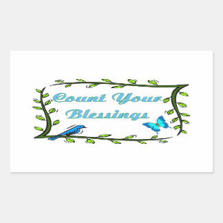 Christian items about blessings sticker