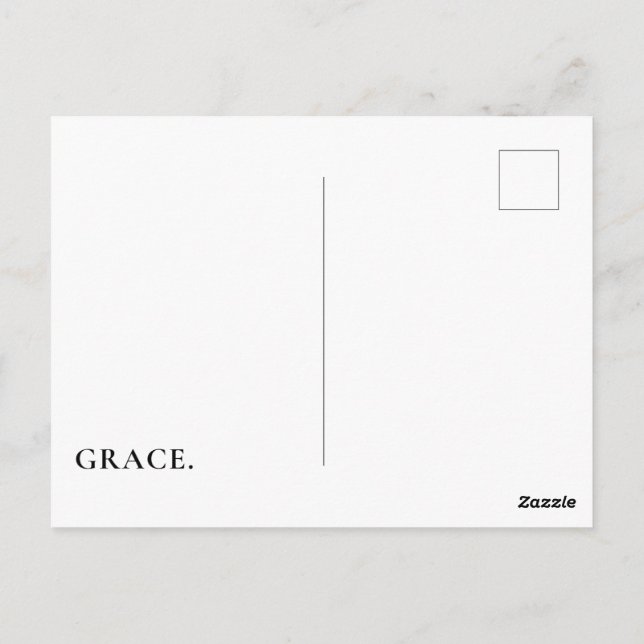 Christian Jesus Bible Verse Postcard (Back)