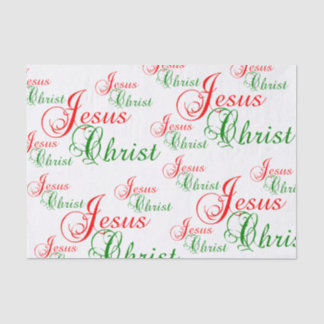 Christian JESUS CHRIST Christmas Tissue Paper