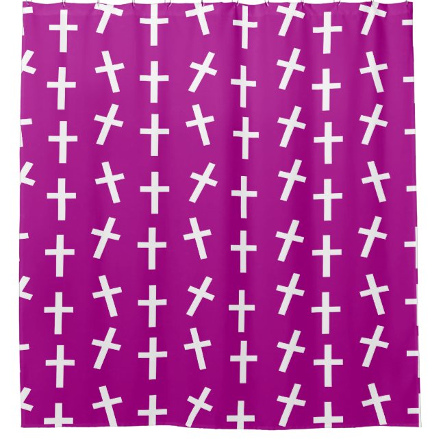 Christian Jesus cross pink pattern (Front)