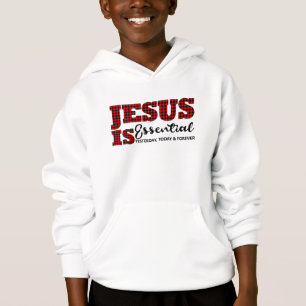 Christian Jesus Is Essential Cute Plaid