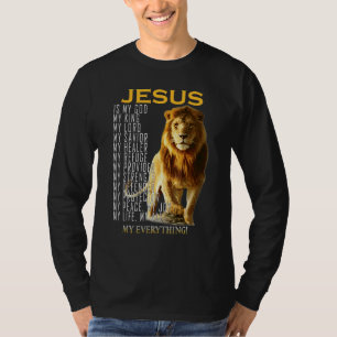 Christian Jesus Is My God King My Lord My Saviour  T-Shirt