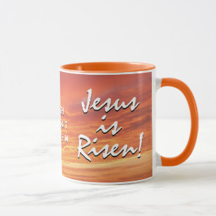 Christian JESUS IS RISEN Easter Mug