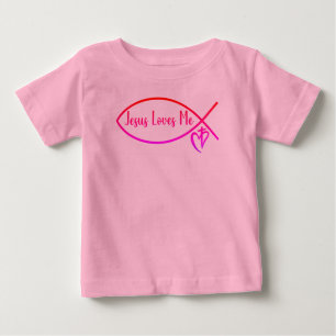 Christian Jesus Loves Me Baby T-Shirt