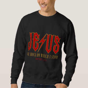 Christian Jesus Rock Band Matthew 724, Retro Vinta Sweatshirt