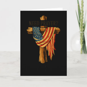 Christian Jesus Tap Me On The Shoulder Cross Usa F Card