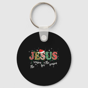Christian Jesus The Reason Xmas Holiday Season Chr Keychain