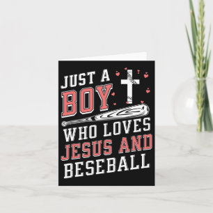Christian Just A Boy Who Loves Jesus And Sell Fait Card