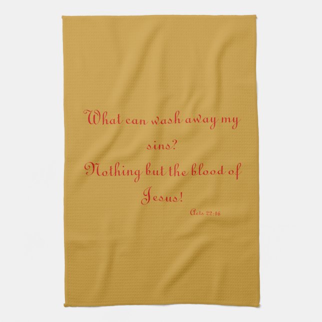 Christian Kitchen Towel (Vertical)