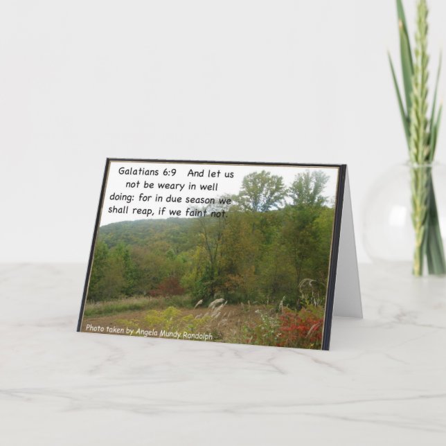 Christian KJV Bible verse cards (Front)