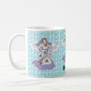 Christian lily  angel coffee mug