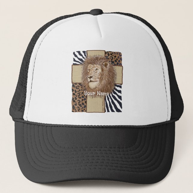 Christian Lion Cross Casquette (Devant)