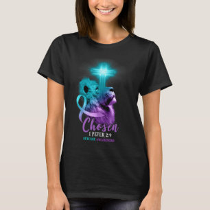 Christian Lion Cross Religious Bible Verse Suicide T-Shirt