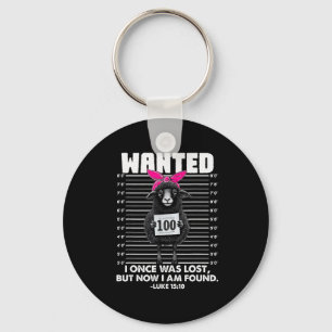 Christian, Lost Sheep Jesus, Wanted I Once Was Los Keychain