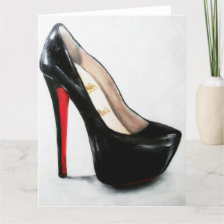 Christian Louboutin Red Bottom Daffodil Heels Pump Card