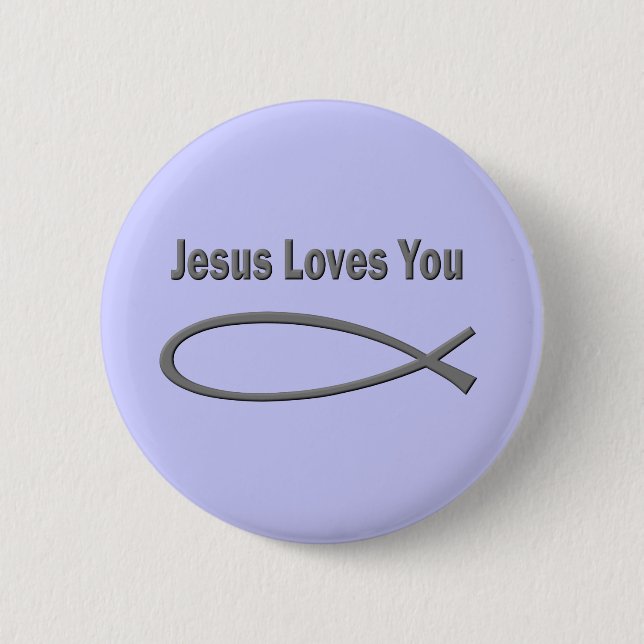 Christian Love 2 Inch Round Button (Front)