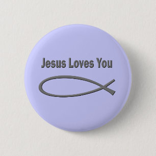 Christian Love 2 Inch Round Button