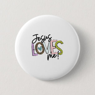 Christian Love Quote Gift For New Believers Jesus  2 Inch Round Button