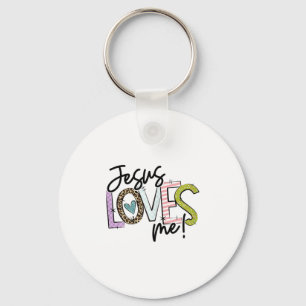 Christian Love Quote Gift For New Believers Jesus  Keychain