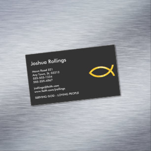 Christian Magnetic Business Card