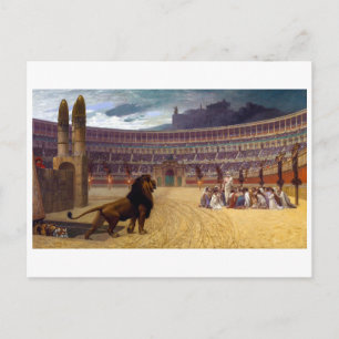 Christian Martyrs’ Last Prayer J-L Gérôme Postcard